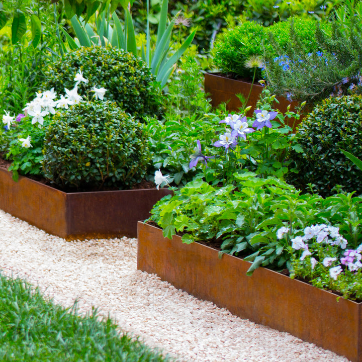 Hammer-in Corten Steel Landscape garden Edging for Lawn Yard