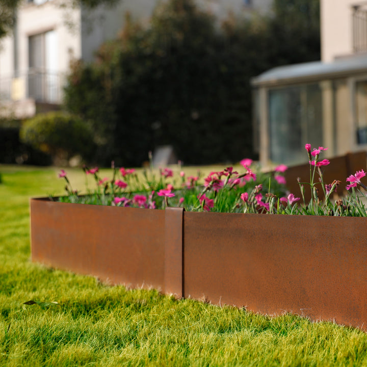 Hammer-in Corten Steel Landscape garden Edging for Lawn Yard