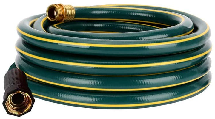 Worth® Heavy Duty Garden Water Hose 5/8" X 25 ft Durable PVC leader no kink hose female to female H155B14