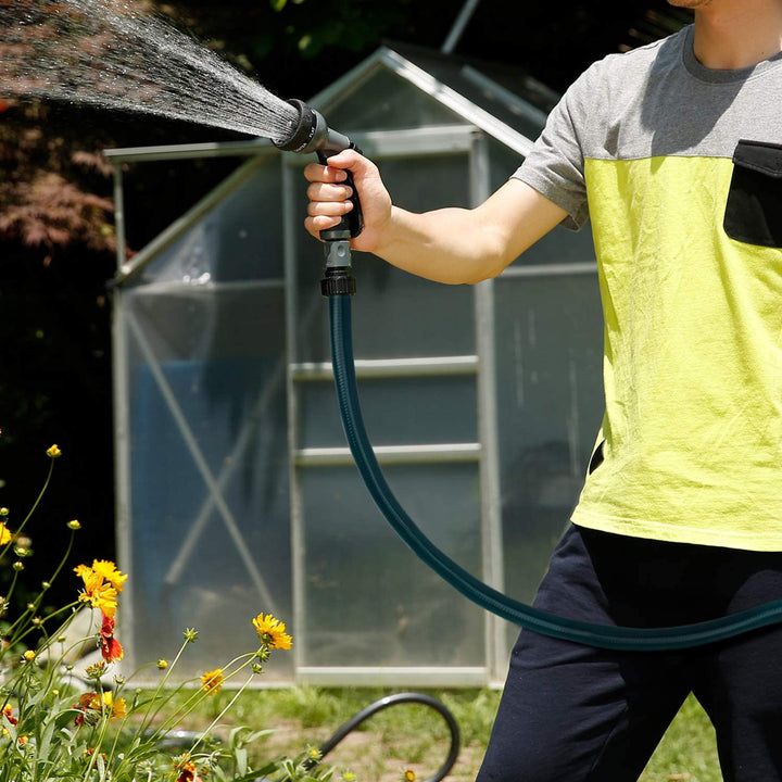 Worth® Heavy Duty Garden Water Hose 5/8" X 25 ft Durable PVC leader no kink hose female to female H155B37