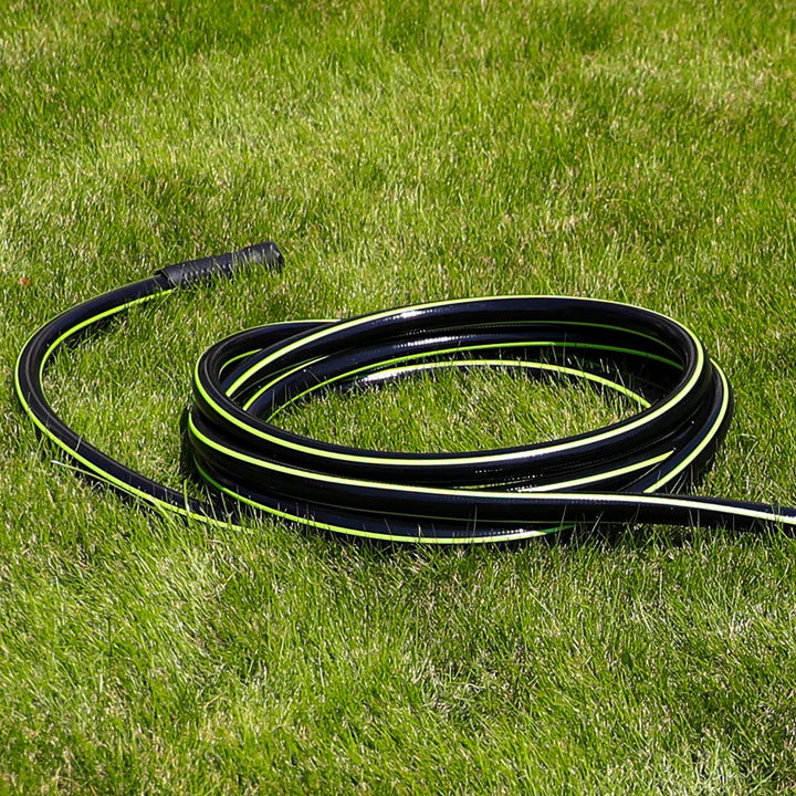 Worth® Heavy Duty Garden Water Hose 5/8" X 25 ft Durable PVC leader no kink hose female to female H155B04