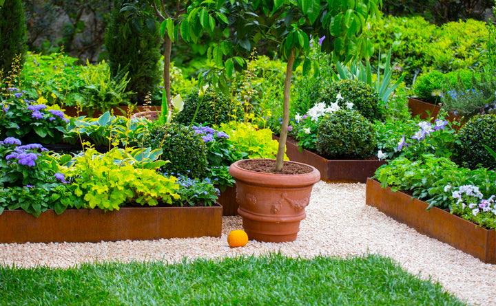 Hammer-in Corten Steel Landscape garden Edging for Lawn Yard